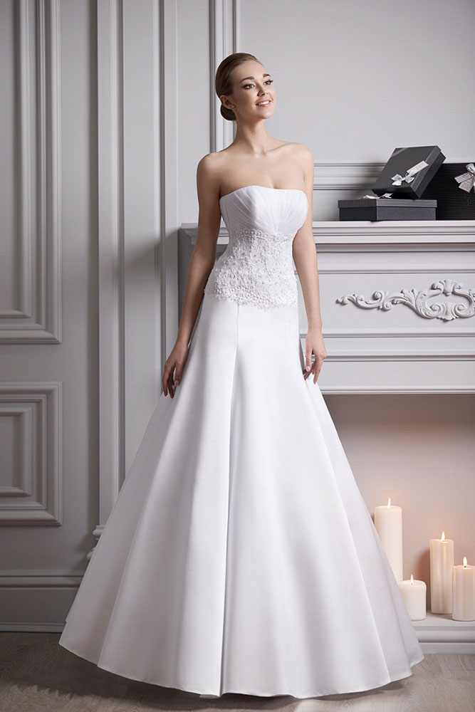 Свадебное платье А силуэта Гретель
