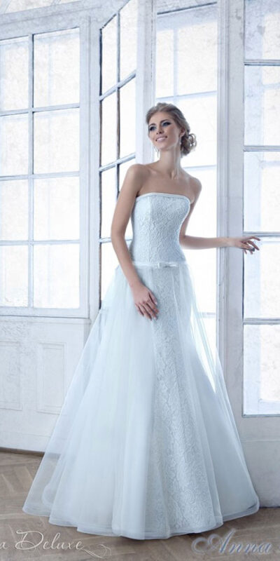Свадебное платье А-силуэта Анна