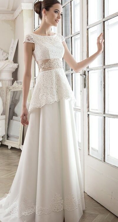 Прямое свадебное платье ОфелияDeluxe