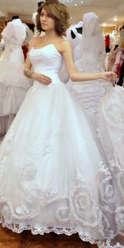 Свадебное платье А-силуэта Мишель