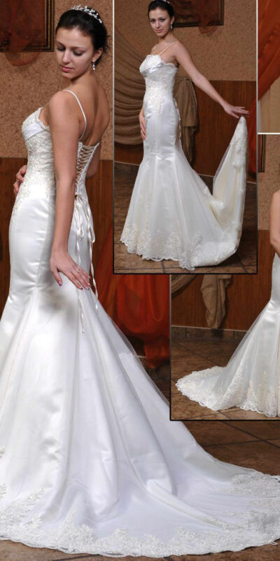 Свадебное платье русалка Дейзи-2 со шлейфом