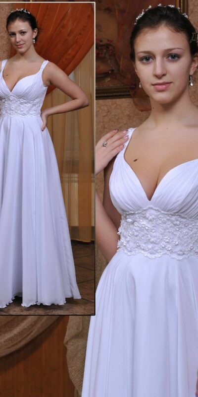 Свадебное платье в греческом стиле Джил