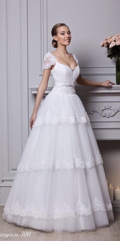 Свадебное платье А силуэта Эммануэль