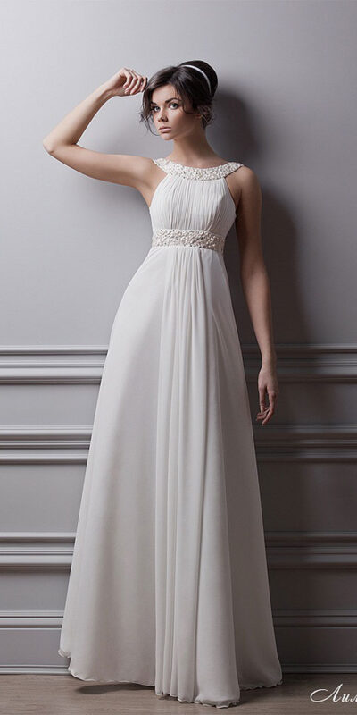 Греческое свадебное платье Лили-336