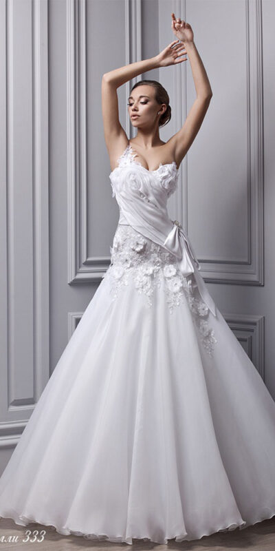 Свадебное платье А-силуэта Шелли