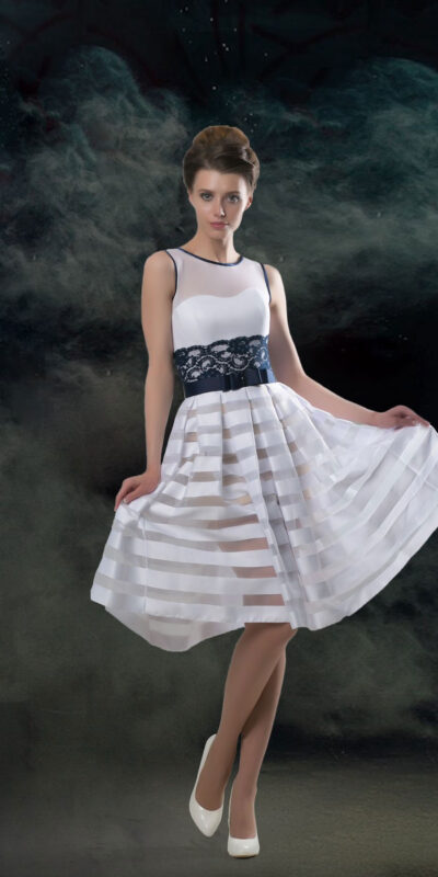 Свадебное платье миди Айша