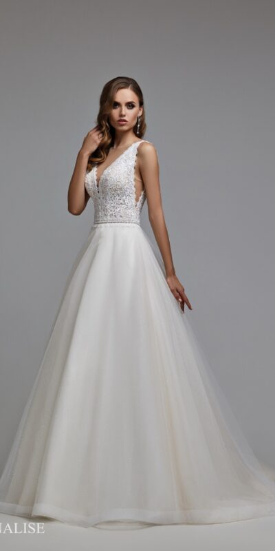 Свадебное платье А-силуэта Аннэлайс