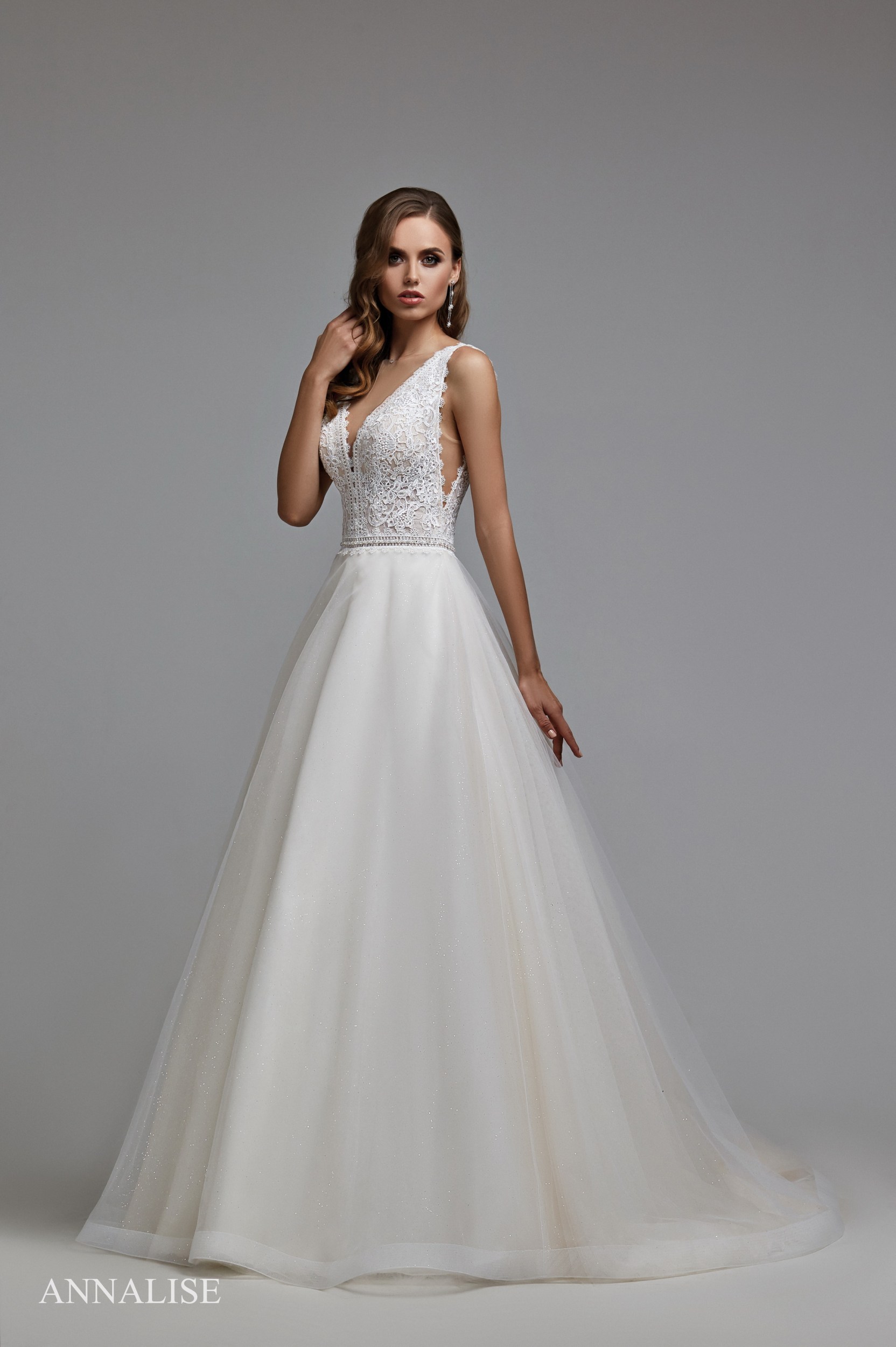 Свадебное платье А-силуэта Аннэлайс
