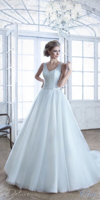 Свадебное платье А-силуэта Клэр