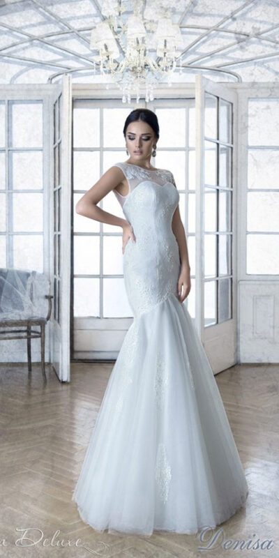 Кружевное свадебное платье Дениза