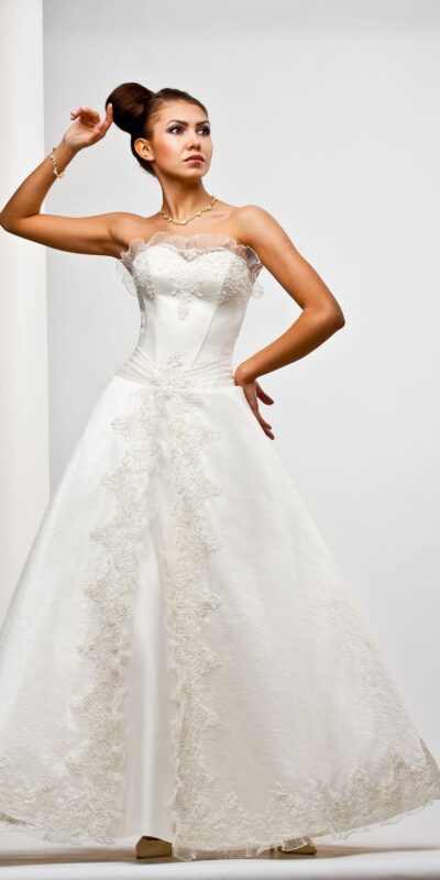 Свадебное платье А-силуэта Диана