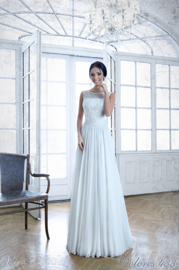 Прямое свадебное платье ДолоресDeLuxe