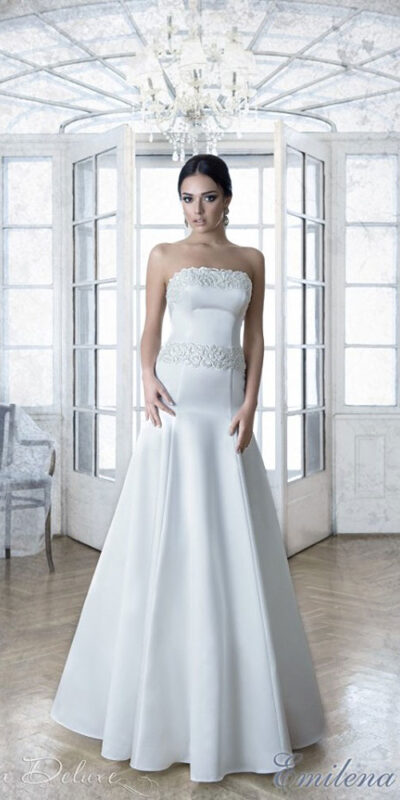 Свадебное платье А-силуэта Эмилена