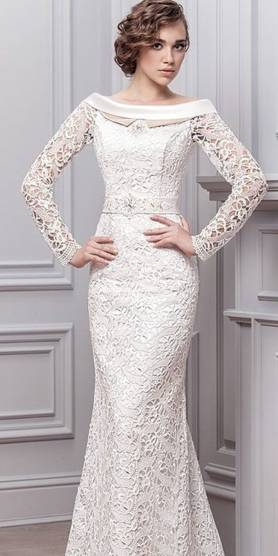 Кружевное свадебное платье Эмма