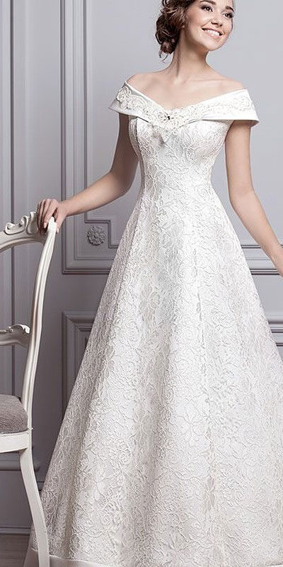 Кружевное свадебное платье Герда