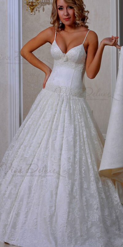 Свадебное платье А-силуэта Синдирелла