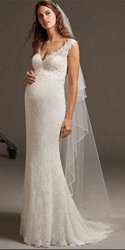 Свадебное платье для беременных Джина