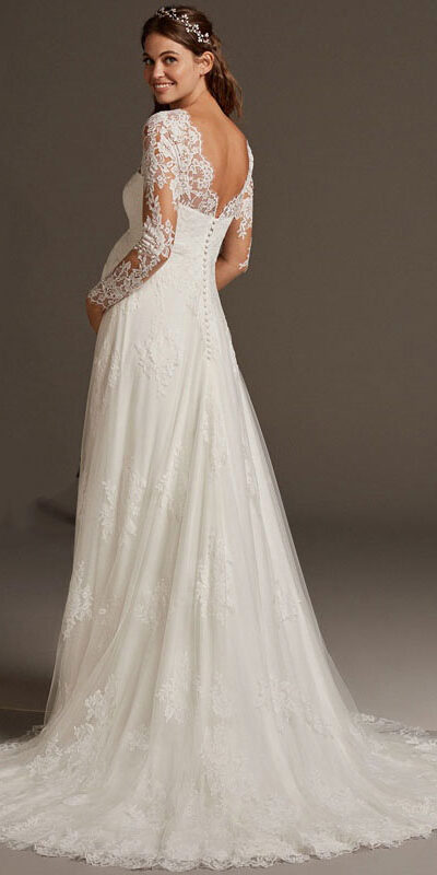 Свадебное платье для беременных Люмера