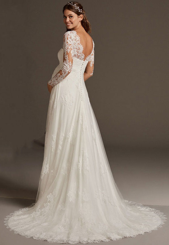 Свадебное платье для беременных Люмера