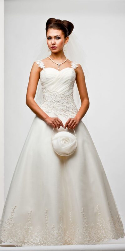 Свадебное платье А-силуэта Ольга