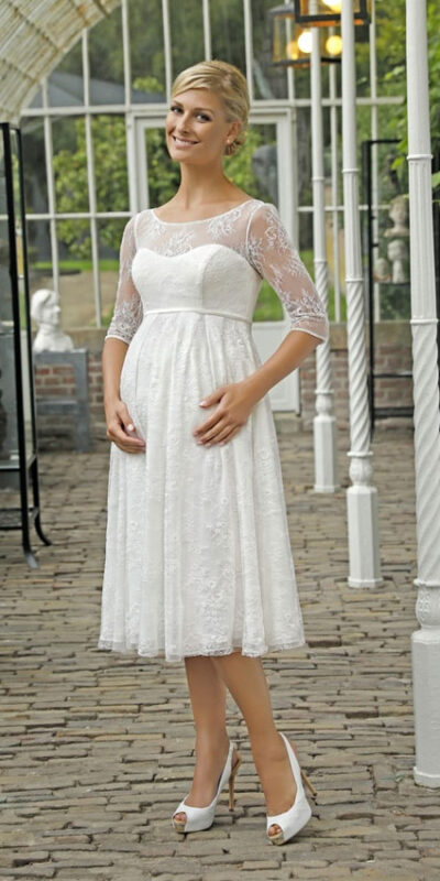 Свадебное платье для беременных Перла