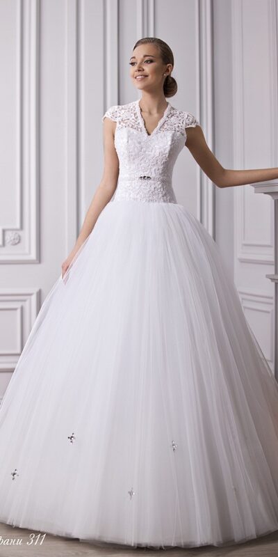 Пышное свадебное платье Стефани