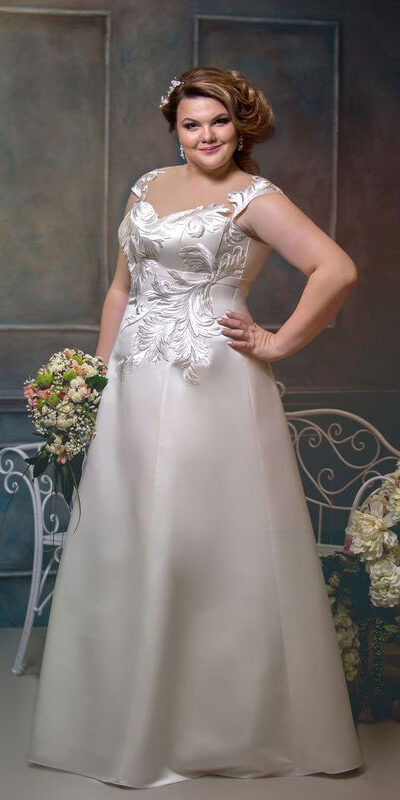Свадебное платье плюс сайз Терра