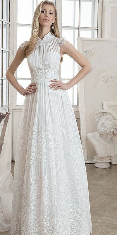 Прямые свадебные платья