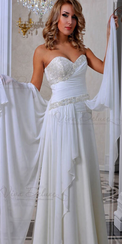 Греческое свадебное платье Яна