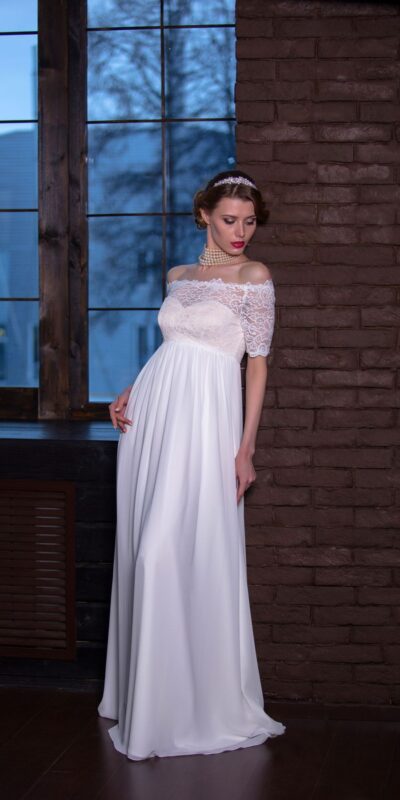 Свадебное платье для беременных Шейд