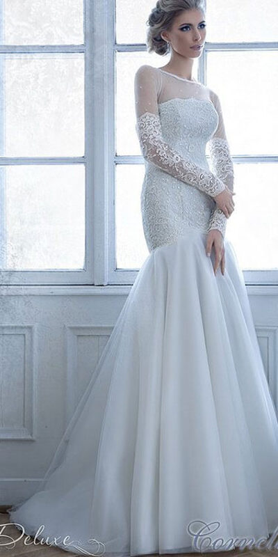 Свадебное платье русалка Корнелия