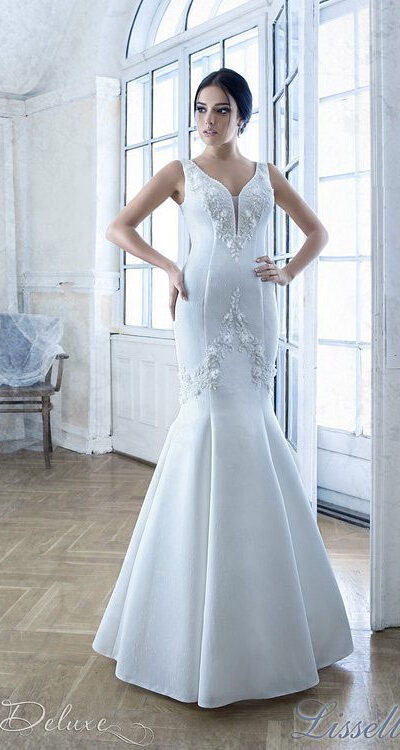 Свадебное платье русалка Лизелль